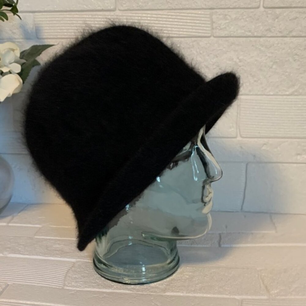 Angora Rabbit hair Bucket Hat - Picture 5 of 9